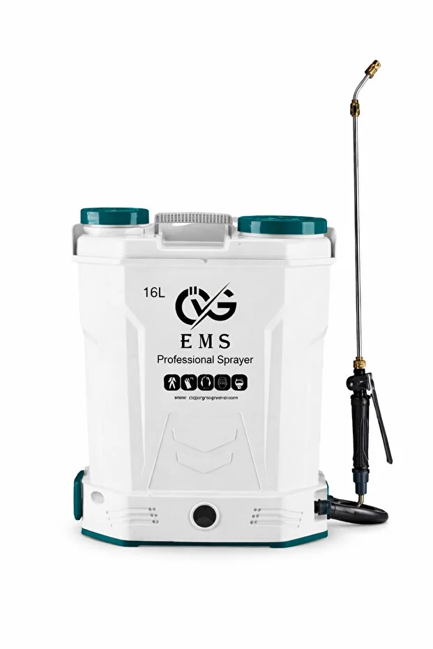 16 Lt Şarjlı Akülü Professional Sırt Tipi İlaçlama Pompası Makinası